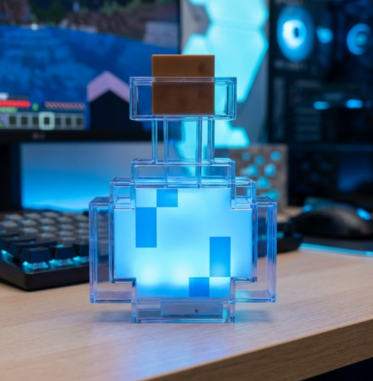GlowVibey Color-Changing Bottle Lamp